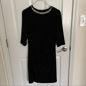 Ralph Lauren black Jewel neck cocktail dress sz 6